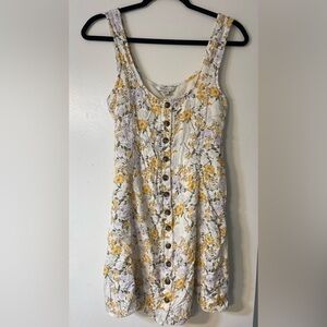 American Eagle Outfitters Floral Button-Front Dress